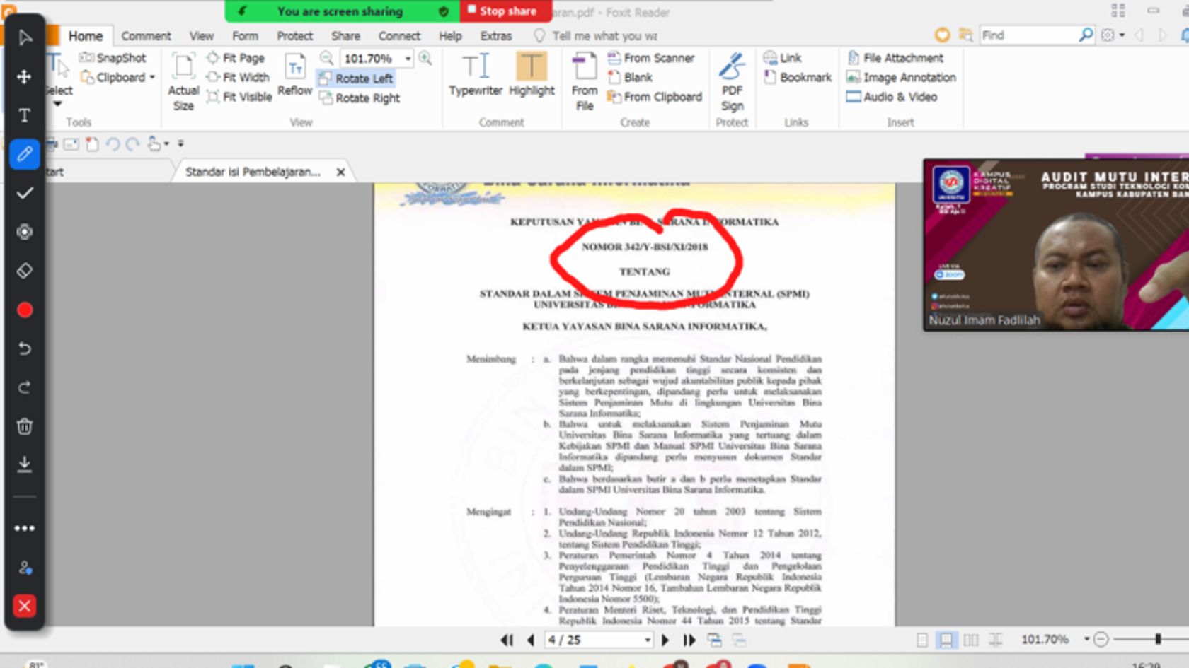 Prodi Teknologi Komputer Universitas BSI Selesaikan Audit Mutu Internal - 1