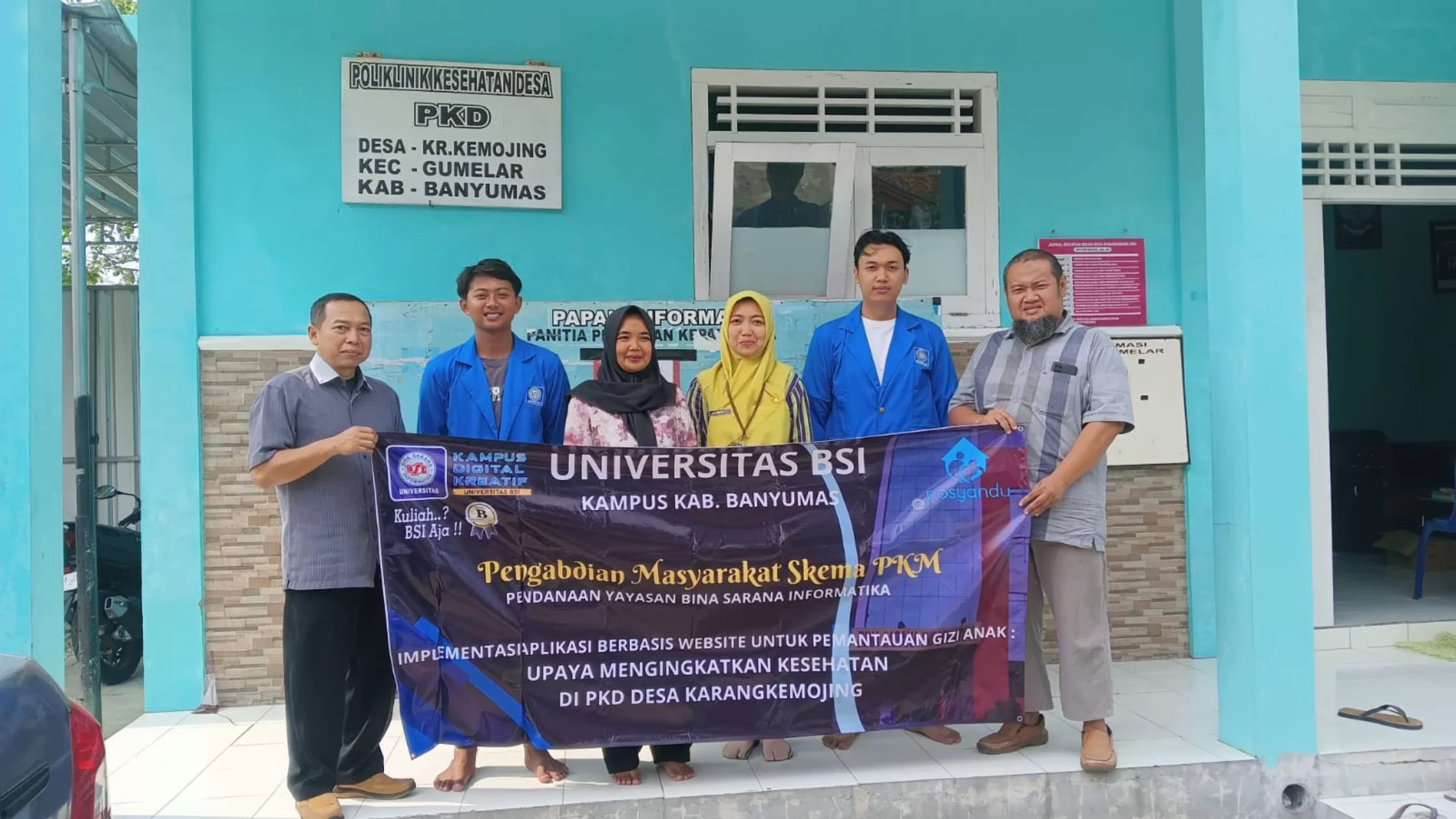 Kunjungan Tim Hibah PkM Universitas BSI ke PKD Desa Karangkemojing