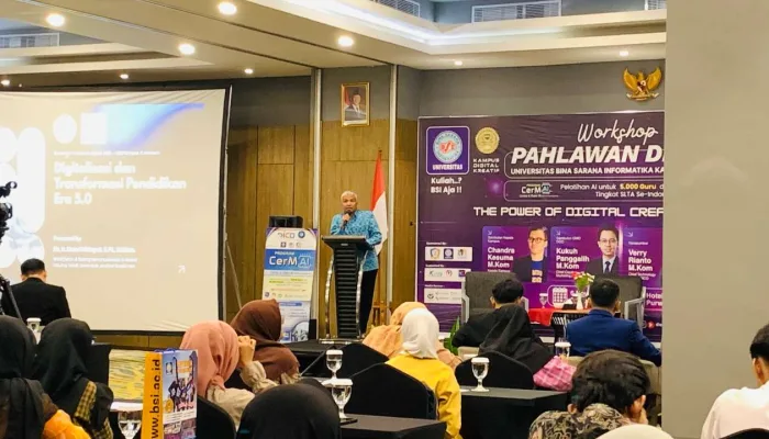 Workshop “Pahlawan Digital” UBSI Purwokerto Dorong Kreativitas Digital dengan AI