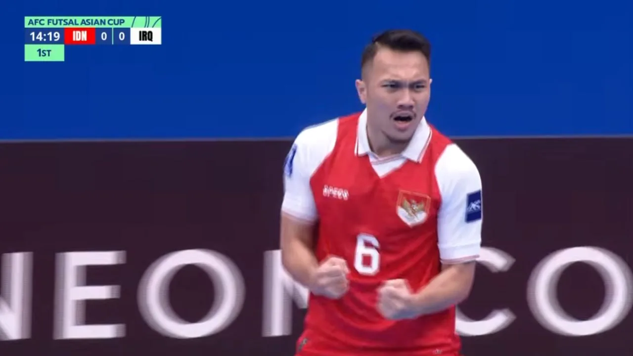 Tahan Imbang Irak 1-1, Timnas Futsal Indonesia Jadi Juara Grup A Piala Asia 2026
