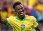 Dua Gol Vinicius Bawa Brasil Tumbangkan Skotlandia 3-0