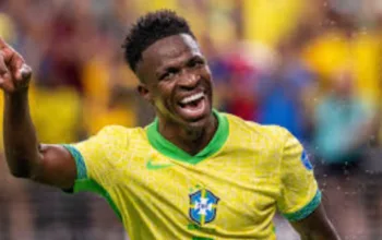 Dua Gol Vinicius Bawa Brasil Tumbangkan Skotlandia 3-0
