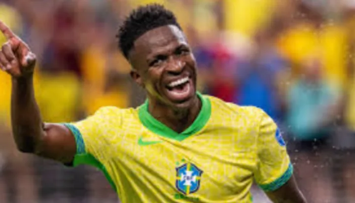 Dua Gol Vinicius Bawa Brasil Tumbangkan Skotlandia 3-0