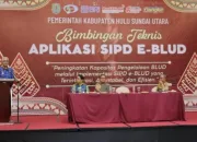 Wabup HSU Buka Bimtek SIPD E-BLUD untuk Perkuat Tata Kelola Keuangan RSUD Pembalah Batung