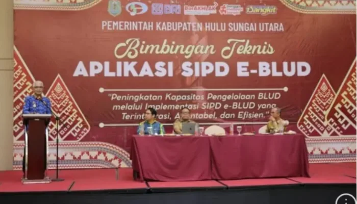 Wabup HSU Buka Bimtek SIPD E-BLUD untuk Perkuat Tata Kelola Keuangan RSUD Pembalah Batung