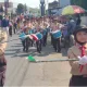 Drumband Gita Dewa Satria Semarakkan Penyambutan Tim Penilai Kwarran Tergiat Banyumas 2026