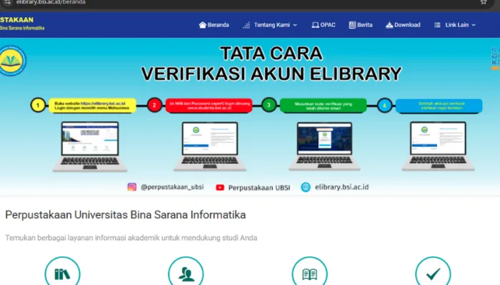 Layanan Booking Book eLibrary UBSI: Mudah dalam Satu Genggaman Solusi Praktis Memesan Buku Tanpa Harus Antre