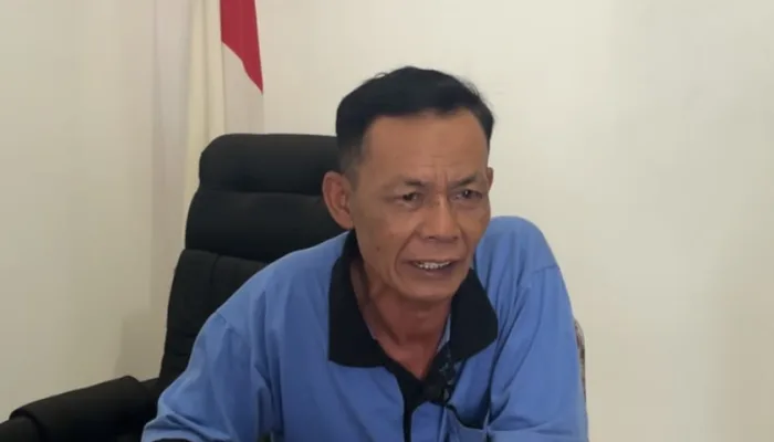 Kepala Desa Karangpakis Rudin saat memberikan keterangan terkait kegiatan BSI Explore
