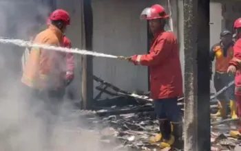 Kebakaran di Sokawera Banyumas, Rumah dan Tiga Kambing Ludes Terbakar Diduga akibat Bakar Sampah