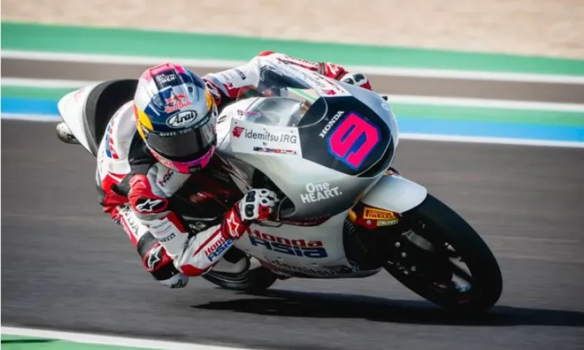 Veda Ega Pratama bersiap tampil pada Moto3 Inggris 2026 di Sirkuit Silverstone bersama Honda Team Asia.