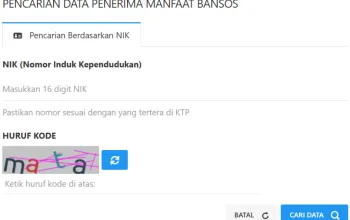 Cara Mengecek Bansos lewat Situs Resmi Kemensos 2026, Cukup Pakai NIK KTP