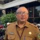 Sekda Banyumas Agus Nur Hadie mengikuti apel ASN