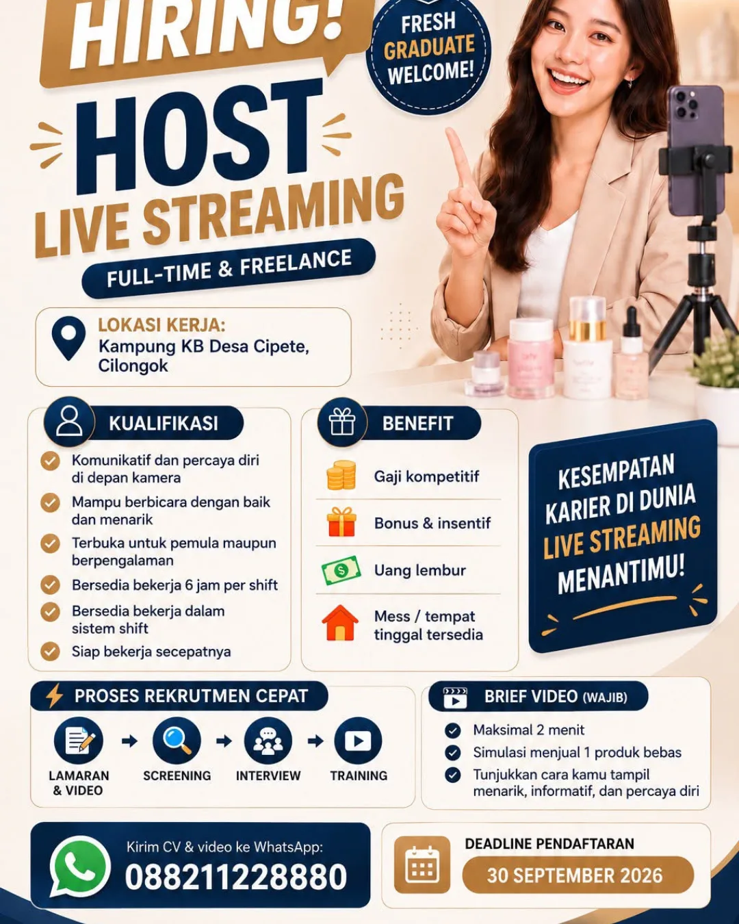 poster lowongan pekerjaan