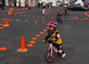 Pushbike Purwokerto Makin Seru, 25 Rider Cilik Unjuk Skill di Menara Teratai