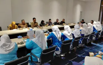 Guru PAUD Banyumas saat menyampaikan aspirasi kesejahteraan