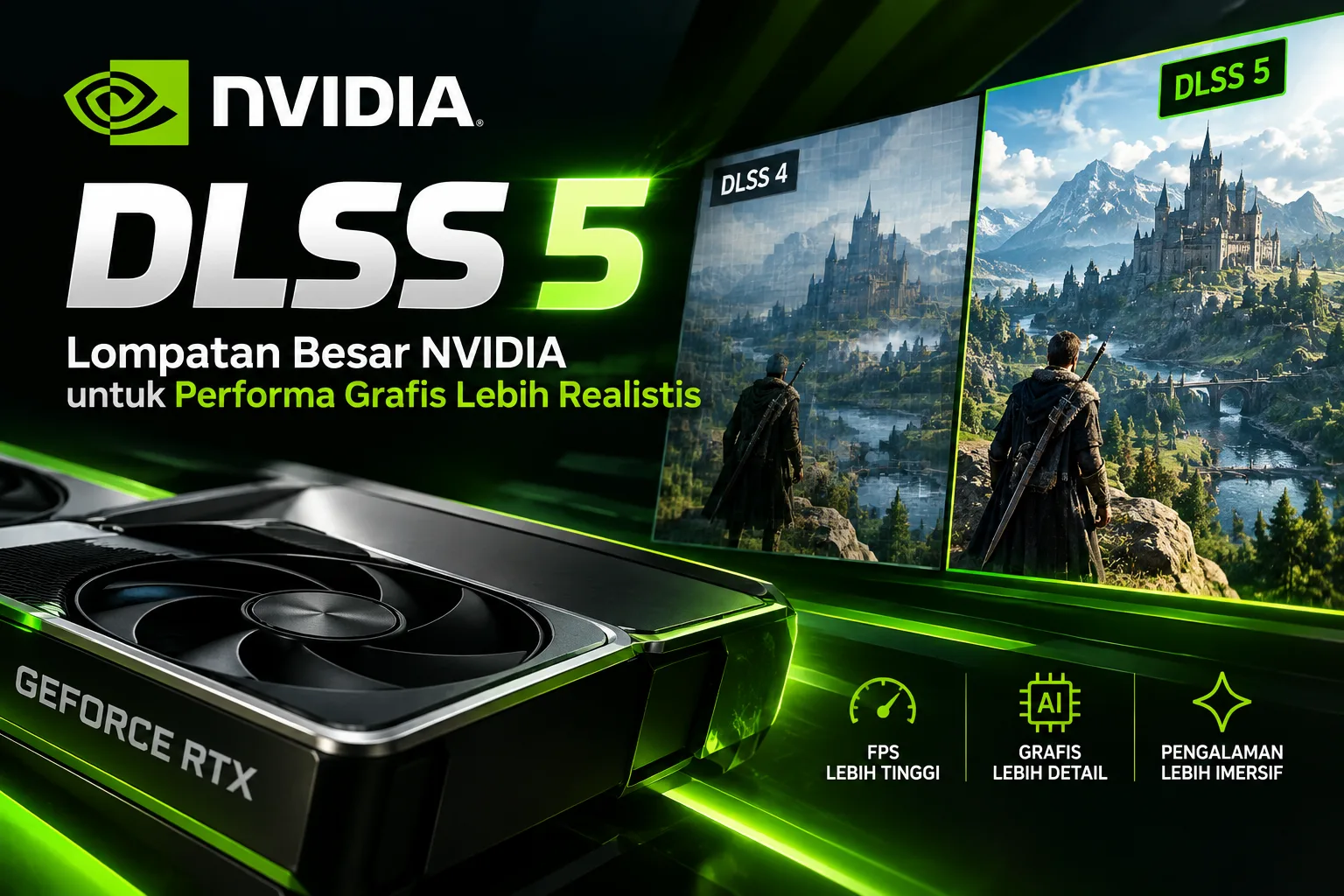 DLSS 5 NVIDIA meningkatkan visual grafis game dengan AI