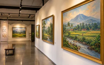 Ilustrasi Pameran Lukisan Neo Mooi Indie di Purwokerto