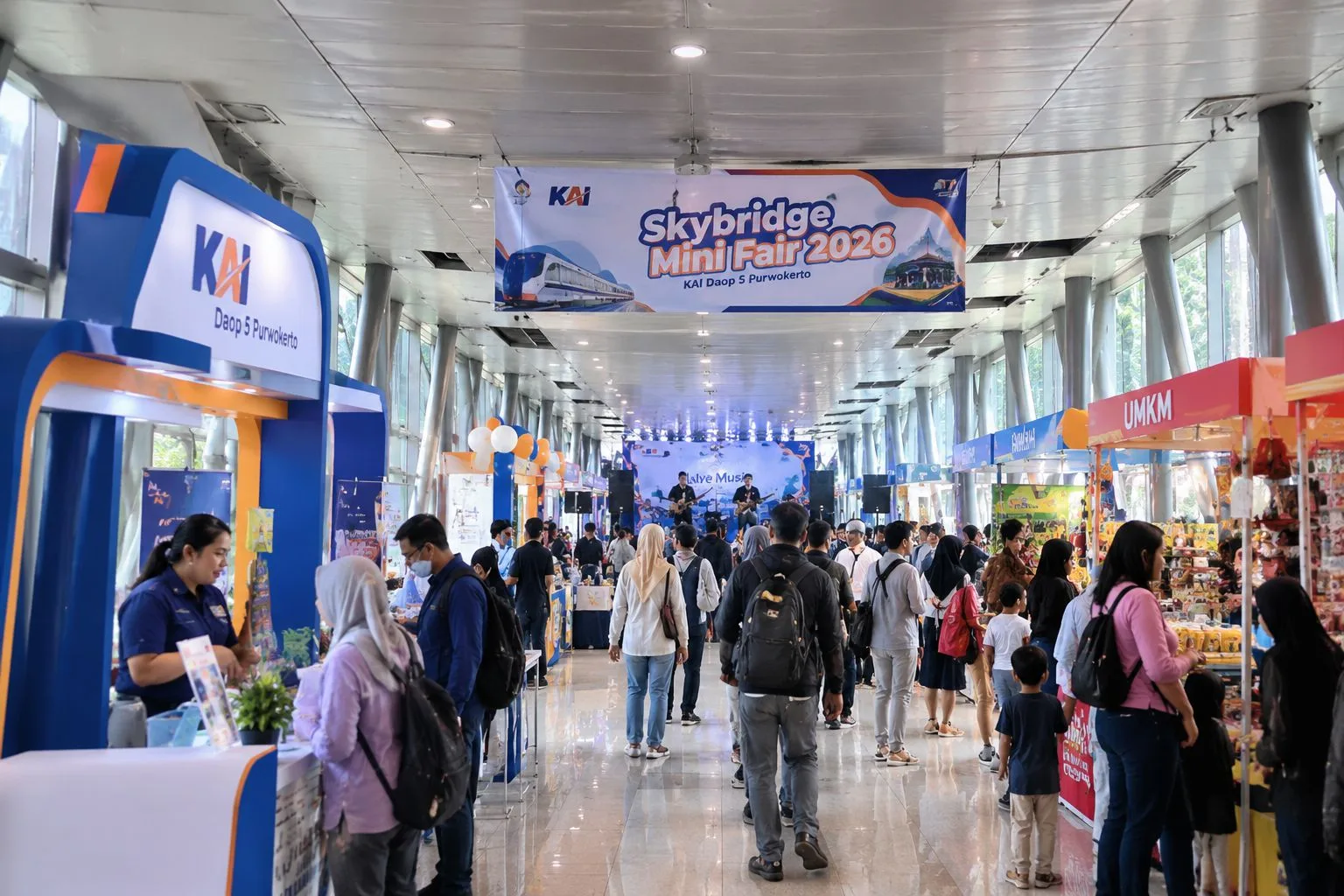 Skybridge Mini Fair 2026 di Stasiun Purwokerto