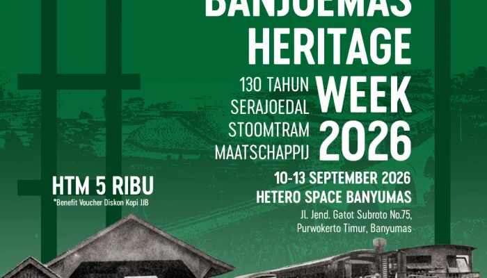 Banjoemas Heritage Week 2026 Digelar di Purwokerto, Angkat Sejarah Kereta Uap SDS
