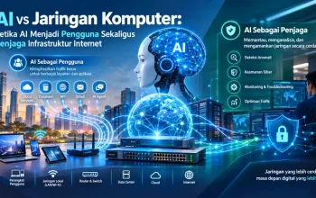 AI vs Jaringan Komputer: Ketika AI Menjadi Pengguna Sekaligus Penjaga Infrastruktur Internet