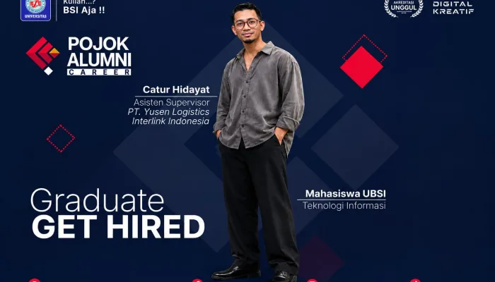 Alumni Universitas BSI Purwokerto Sukses Berkarier, Catur Hidayat Jadi Asisten Supervisor PT Yusen Logistics