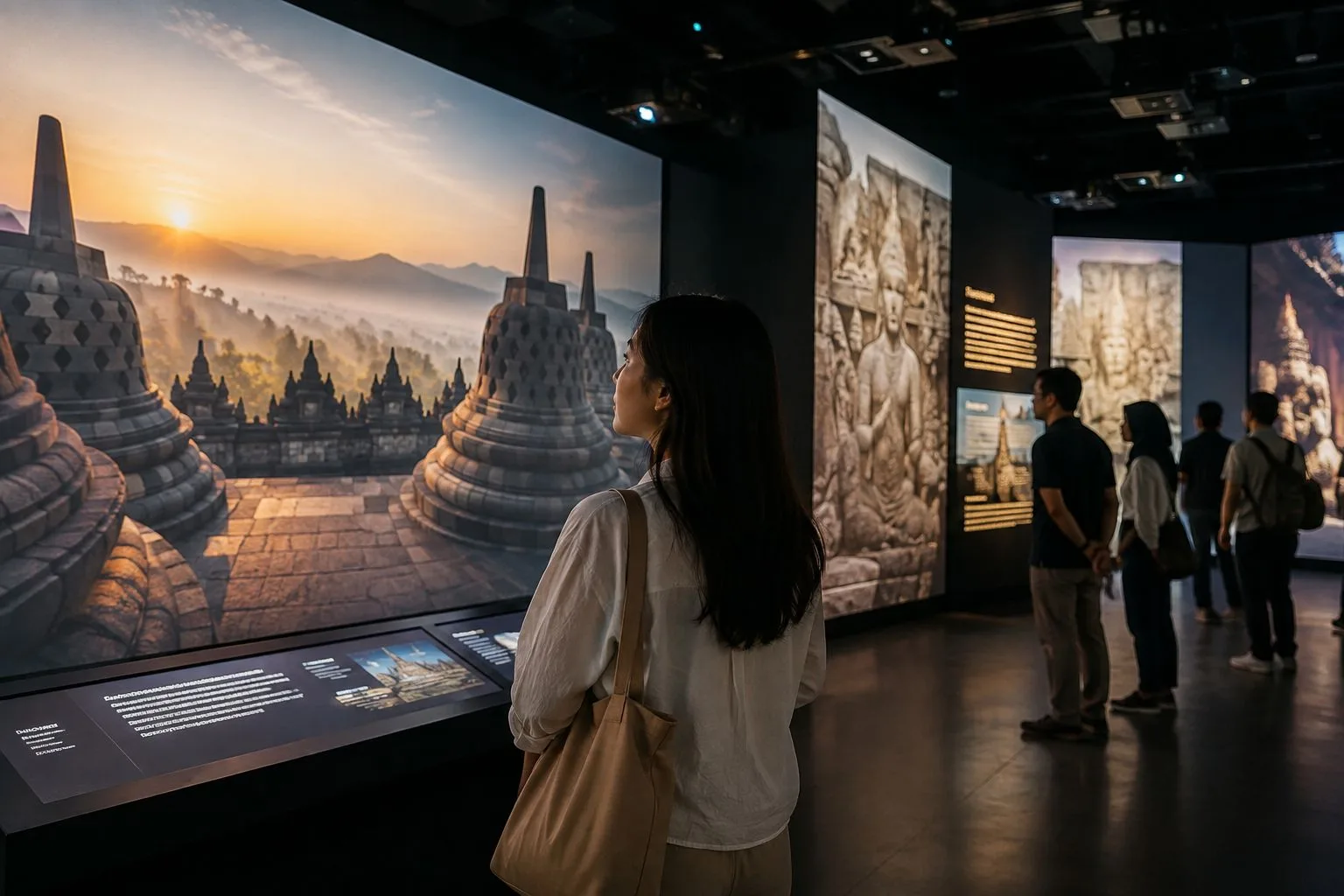 Purwacarita Borobudur dengan pameran imersif dan teknologi digital