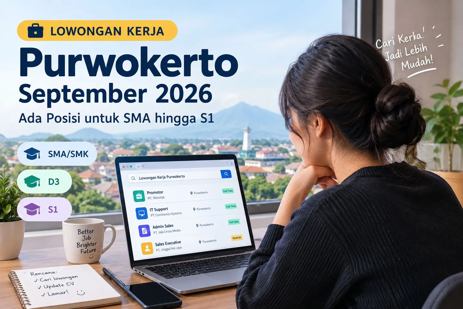 Lowongan kerja Purwokerto September 2026
