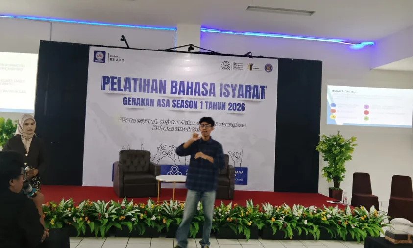 materi pelatihan pembekalan bahasa isyarat gerakan asa season 1 tahun 2026