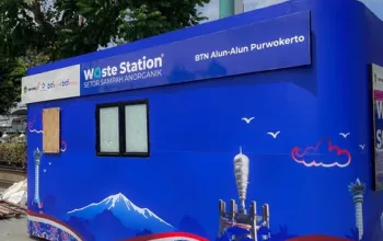 Waste Station Purwokerti untuk penukaran sampah anorganik di Alun-Alun Purwokerto