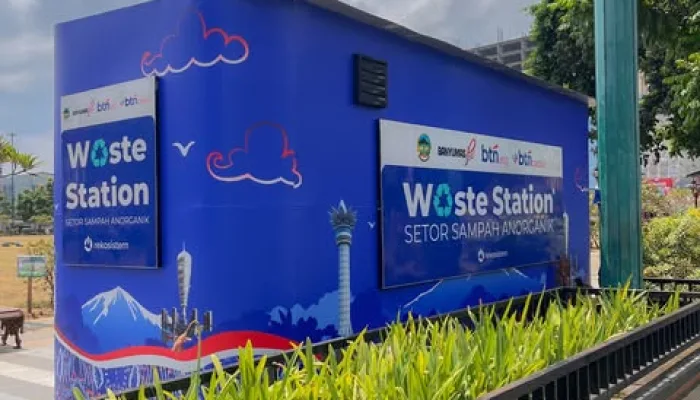 Waste Station Purwokerto untuk penukaran sampah anorganik