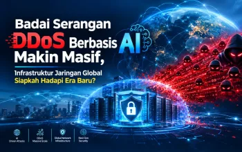 Badai Serangan DDoS Berbasis AI Makin Masif, Infrastruktur Jaringan Global Siapkah Hadapi Era Baru?