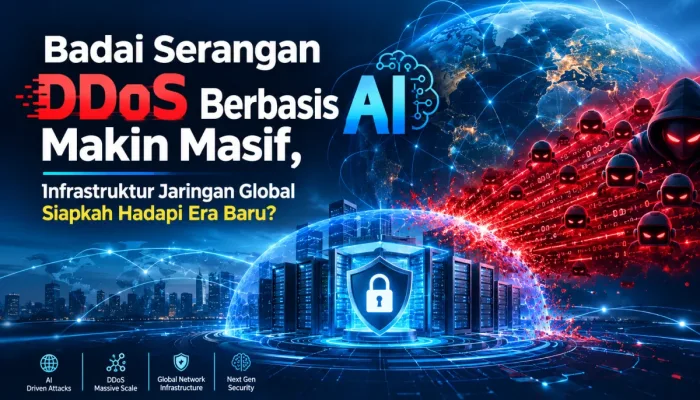 Badai Serangan DDoS Berbasis AI Makin Masif, Infrastruktur Jaringan Global Siapkah Hadapi Era Baru?