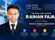Tembus Kualifikasi Global! Raihan Fajar Mahasiswa UBSI Purwokerto Terpilih sebagai Google Student Ambassador 2026 Batch 2