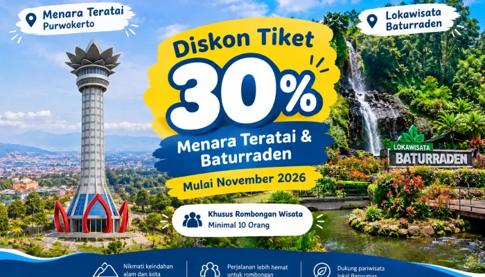 Diskon Tiket Menara Teratai 30 Persen Mulai November 2026