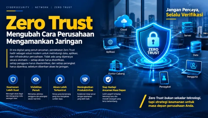 5 Strategi Zero Trust untuk Meningkatkan Keamanan Jaringan Perusahaan di Era DIgital