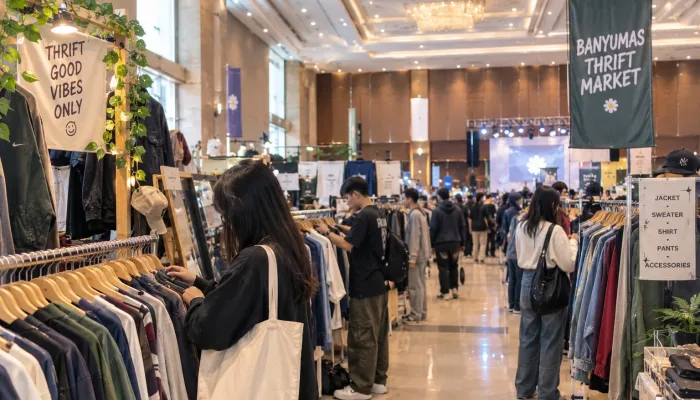 Banyumas Thrift Market 2026 Hadir di Purwokerto, Saatnya Berburu Outfit Unik