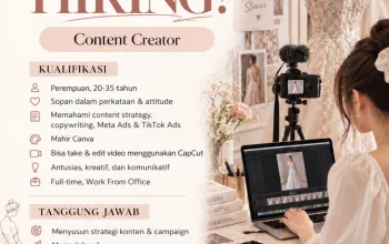 Lowongan Content Creator Purwokerto di YP Bridal & Couture
