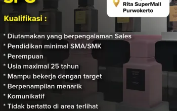 Lowongan kerja SPG Heaven Scent Purwokerto 2026