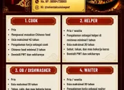 Lowongan Kerja Oriental Cuisine Purwokerto 2026: 4 Posisi Menarik, Segera Daftar!