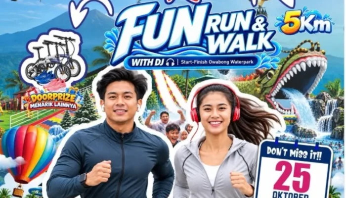 Balon Udara Owabong 2026: 5 Fakta Menarik Fun Run & Walk 5K