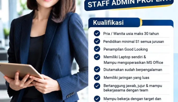 Lowongan Admin Properti Purbalingga: 9 Kualifikasi dan Fasilitas Menarik di Kamila Group