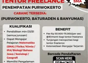 Lowongan Kerja Tentor Freelance Purwokerto 2026: 7 Kualifikasi Menarik, Segera Daftar!
