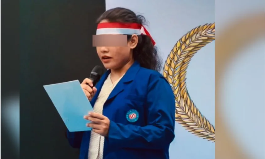 Klarifikasi UBSI terkait Sumpah Pemuda mahasiswa di Bundaran HI Jakarta.